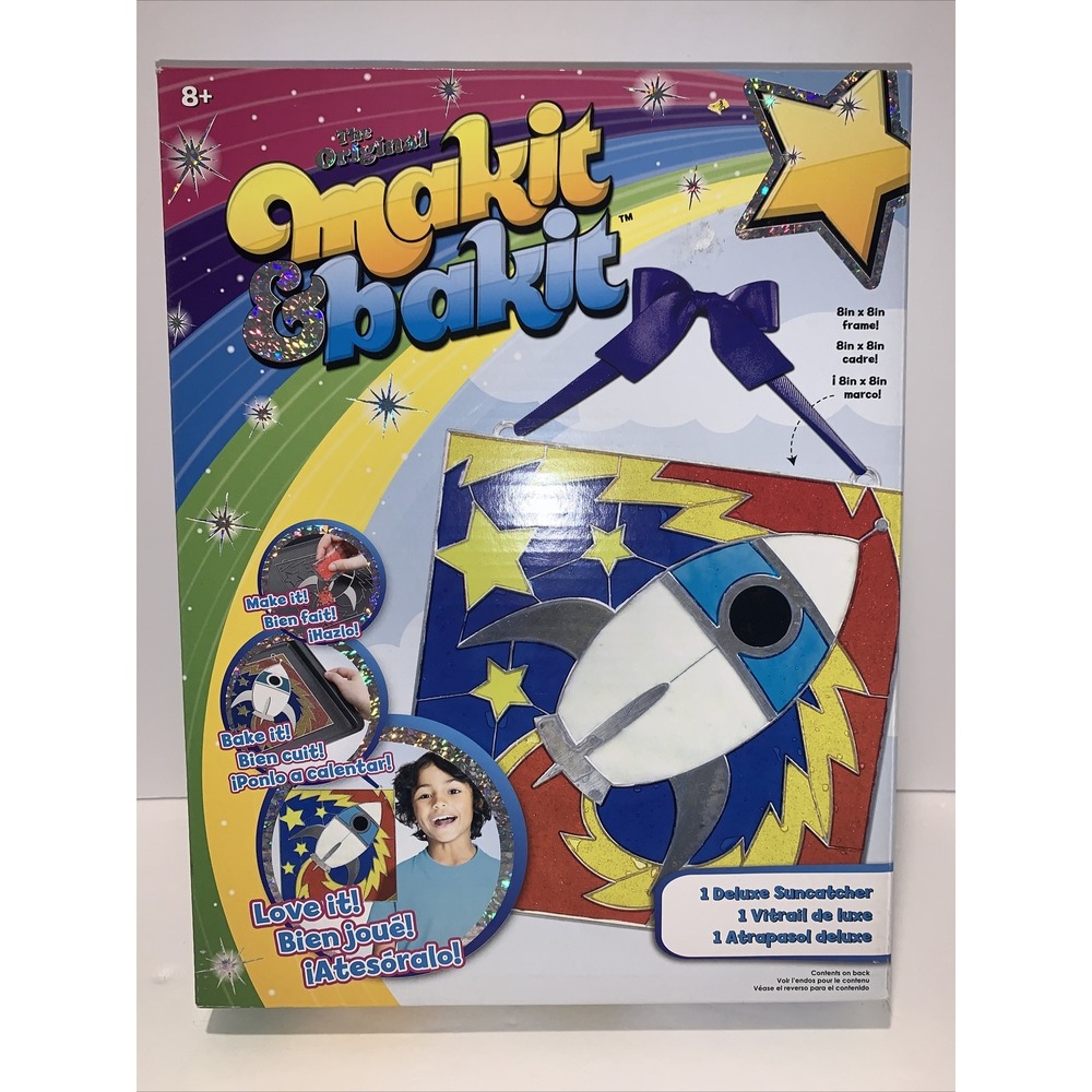 Makit & Bakit Rocket American Crafts Colorbok Deluxe Suncatcher Kit